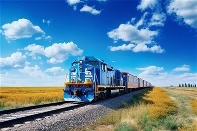 Železničný železničný expres do USA