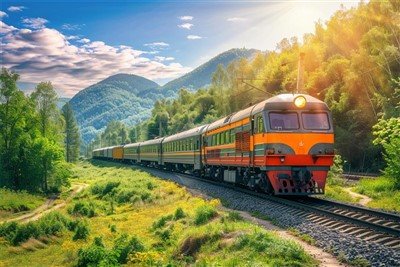 Železničný železničný expres do iných krajín